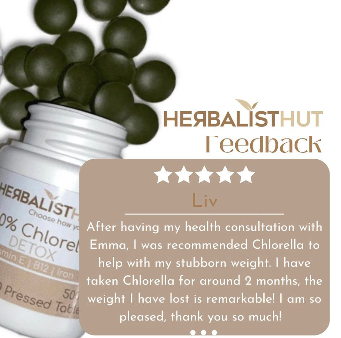 100% Pressed Chlorella