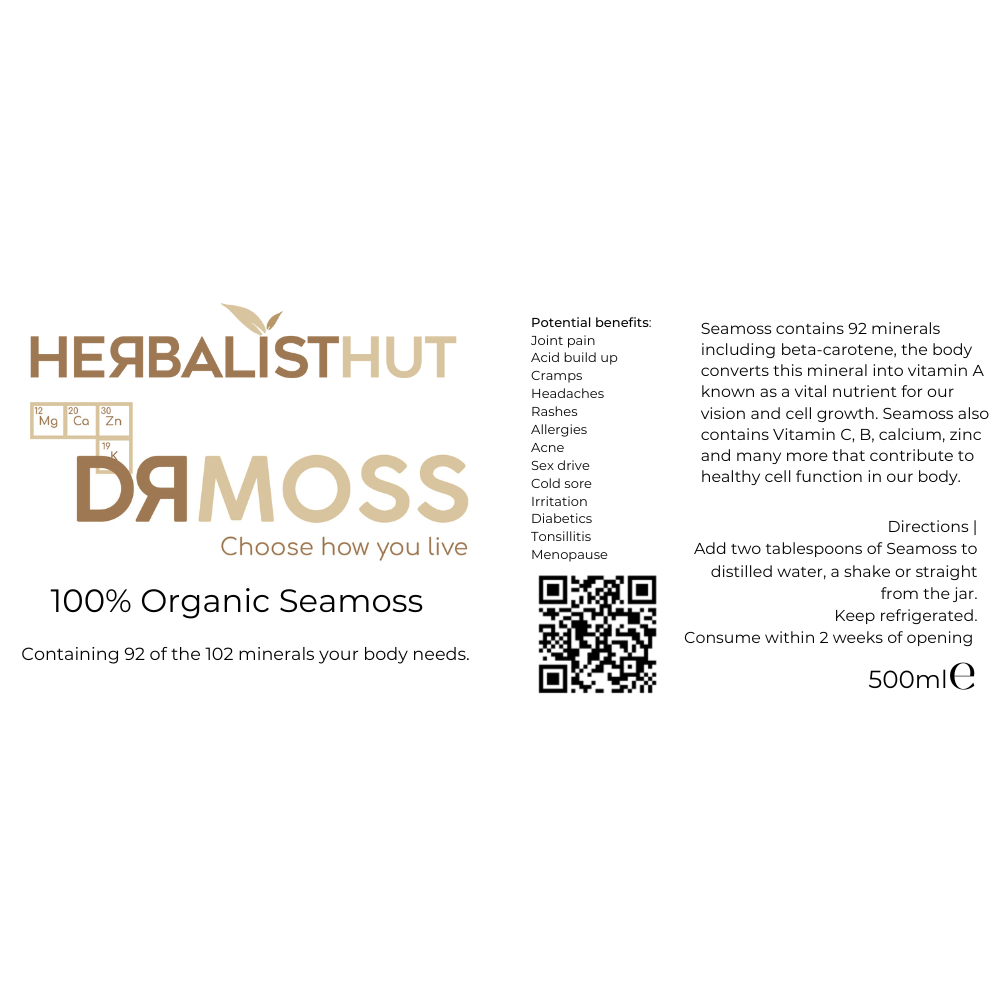 100% Organic Seamoss | 3 Jars | Leicester Local
