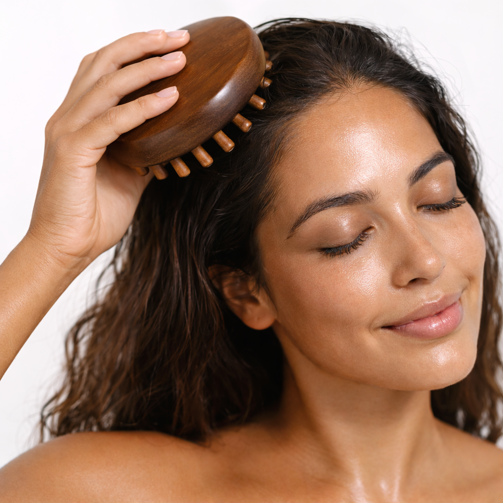 Wooden Scalp & Head Massager